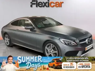 Usado Mercedes C300 245 CV (180 kW) 2016 Gris / plata Coupe