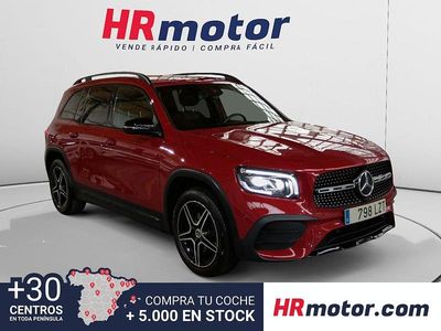 Rojo Usado 2022 Mercedes GLB200 AMG line SUV | 35.840 € (Precio justo)