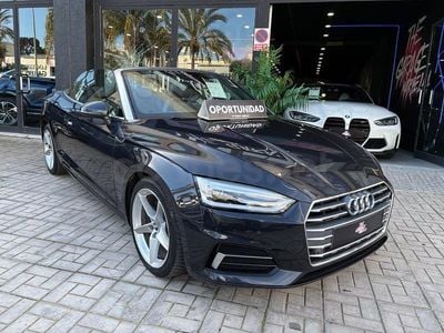 Usado Audi A5 Cabriolet Advanced 150 CV (110 kW) 2018 Azul Descapotable