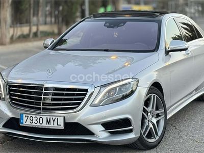 Usado Mercedes S350 258 CV (189 kW) 2015 Gris / plata Berlina
