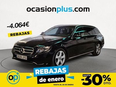 Negro Usado 2017 Mercedes E220 Familiar | 21.436 € (Super precio)