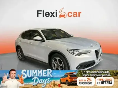 Usado Alfa Romeo Stelvio Ti 210 CV (154 kW) 2022 Blanco SUV