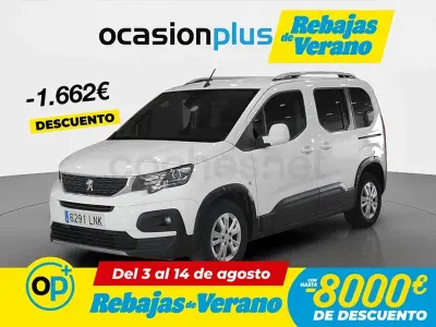 Usado Peugeot Rifter Allure 100 CV (73 kW) 2021 Blanco Monovolumen