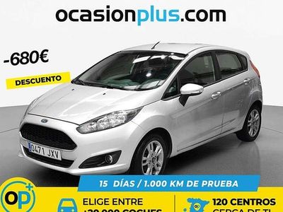 Usado Ford Fiesta Trend 75 CV (55 kW) 2017 Plateado Utilitario