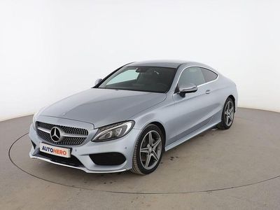 Usado Mercedes C220 AMG line 171 CV (125 kW) 2016 Gris Berlina