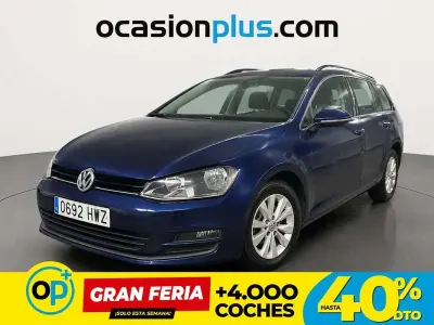 Usado VW Golf VII Edition 105 CV (77 kW) 2014 Azul Familiar