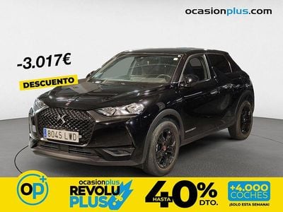 Usado DS Automobiles DS3 Crossback Performance 110 CV (80 kW) 2022 Negro SUV