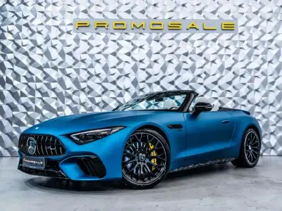 Usado Mercedes SL43 AMG AMG 585 CV (430 kW) 2024 Azul Descapotable