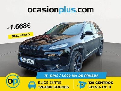 Usado Jeep Cherokee Night Eagle 200 CV (147 kW) 2017 Negro SUV