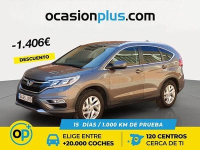 Usado Honda CR-V Elegance 120 CV (88 kW) 2016 Gris SUV