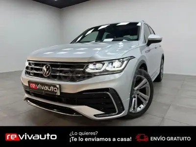 Usado VW Tiguan R-line 150 CV (110 kW) 2021 Gris / plata SUV