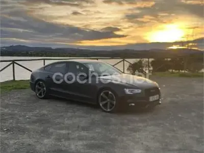 Usado Audi A5 Sportback S-Line 143 CV (105 kW) 2014 Negro Utilitario
