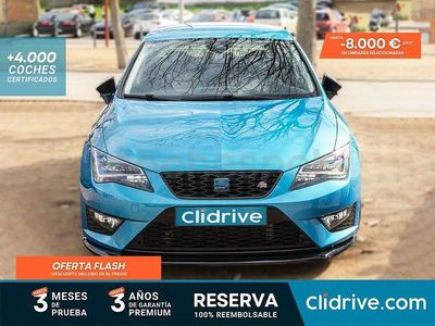 Usado Seat Leon FR 184 CV (135 kW) 2016 Azul Berlina