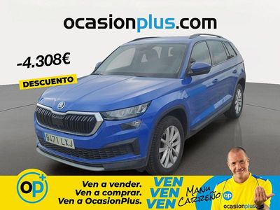 Usado Skoda Kodiaq Ambition 150 CV (110 kW) 2022 Azul SUV