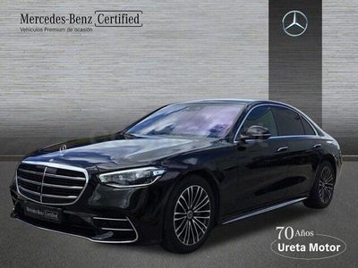 Usado Mercedes S400 330 CV (242 kW) 2021 Negro Berlina