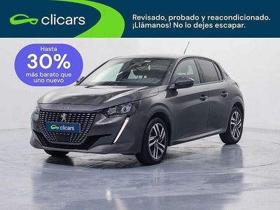 Usado Peugeot 208 Allure 102 CV (75 kW) 2021 Gris Utilitario