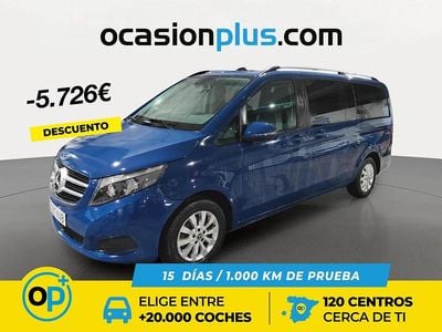 Azul Usado 2019 Mercedes V220 Monovolumen | 34.950 € (Buen precio)