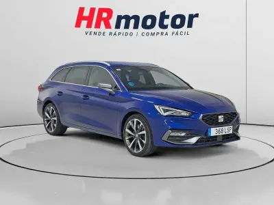 Usado Seat Leon ST FR 150 CV (110 kW) 2021 Azul Familiar