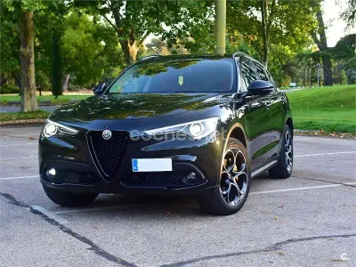 Usado Alfa Romeo Stelvio Executive 210 CV (154 kW) 2019 Negro SUV