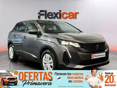 Usado Peugeot 3008 Active 130 CV (95 kW) 2021 Gris SUV