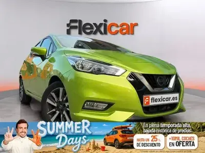Usado Nissan Micra Acenta 71 CV (52 kW) 2018 Verde Utilitario