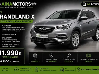 Usado Opel Grandland X Edition 130 CV (95 kW) 2020 Gris / plata SUV