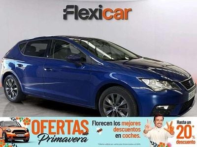Usado Seat Leon ST Style 131 CV (96 kW) 2020 Azul Familiar