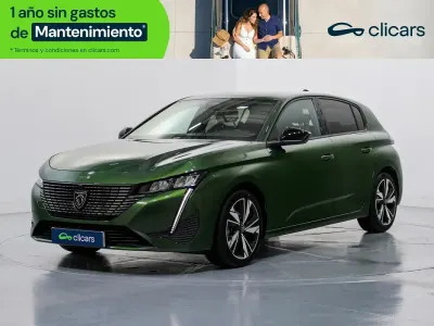 Usado Peugeot 308 Allure 130 CV (95 kW) 2022 Verde Berlina