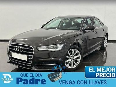 Usado Audi A6 S-Line 190 CV (139 kW) 2017 Gris Berlina