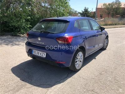 Begagnad Seat Ibiza Reference 80 HK (58 kW) 2019 Blå Halvkombi