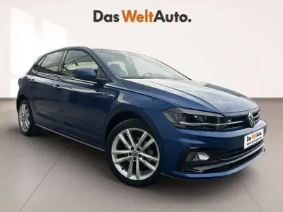 Usado VW Polo R-line 110 CV (80 kW) 2021 Azul Utilitario