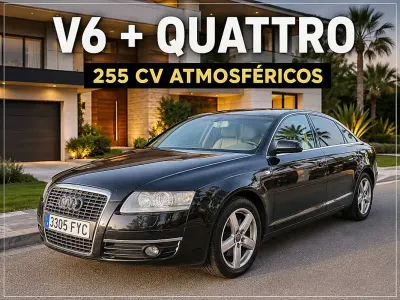Käytetty Audi A6 Premium 256 HP (188 kW) 2008 Musta Sedan