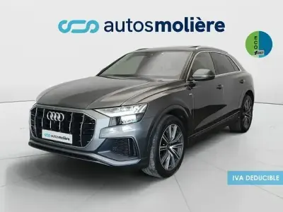 Usado Audi Q8 S-Line 286 CV (210 kW) 2022 Gris / plata SUV