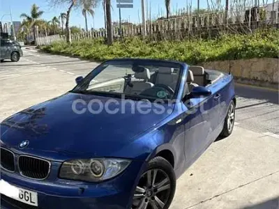 Usado BMW 120 Cabriolet 170 CV (125 kW) 2008 Azul Descapotable