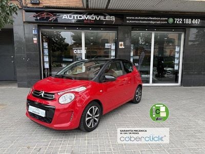 Usado Citroën C1 PureTech 82 CV (60 kW) 2017 Rojo Utilitario