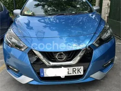 Usado Nissan Micra 92 CV (67 kW) 2021 Azul Utilitario
