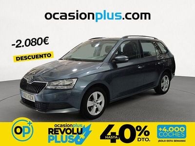 Usado Skoda Fabia Ambition 95 CV (69 kW) 2019 Gris / plata Utilitario