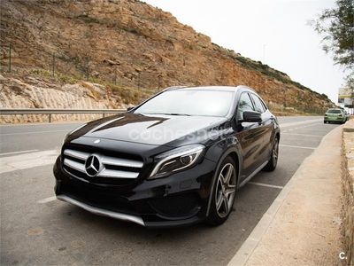 Usado Mercedes GLA200 AMG line 136 CV (100 kW) 2014 Negro SUV