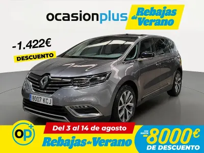 Usado Renault Espace Zen 160 CV (117 kW) 2017 Gris Monovolumen
