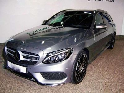 Usado Mercedes C250 AMG 204 CV (150 kW) 2014 Gris Familiar