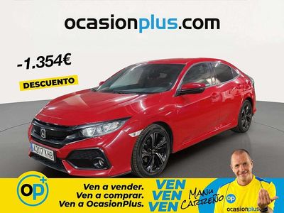Usado Honda Civic Elegance 129 CV (94 kW) 2018 Rojo