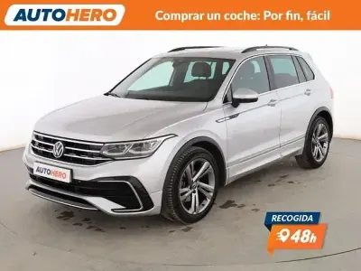 Usado VW Tiguan R-line 150 CV (110 kW) 2021 Gris SUV