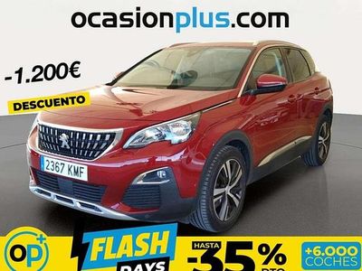 Usado Peugeot 3008 Allure 131 CV (96 kW) 2018 Rojo SUV