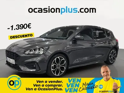 Usado Ford Focus ST-Line 125 CV (91 kW) 2020 Gris Berlina
