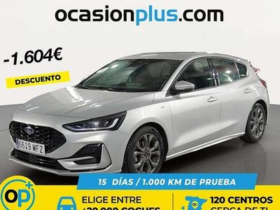 Usado Ford Focus ST-Line 125 CV (91 kW) 2023 Plateado Utilitario