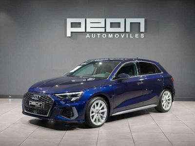 Usado Audi A3 Sportback S-Line 150 CV (110 kW) 2023 Azul Utilitario