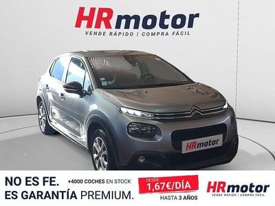 Usado Citroën C3 Feel 110 CV (80 kW) 2020 Gris Utilitario