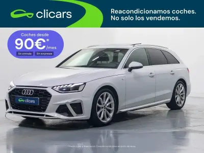 Usado Audi A4 S-Line 204 CV (150 kW) 2021 Blanco Familiar