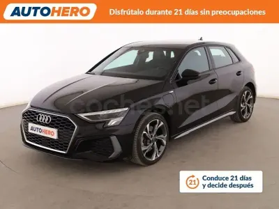 Usado Audi A3 S-Line 204 CV (150 kW) 2021 Negro Berlina