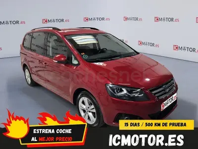 Usado Seat Alhambra Style 150 CV (110 kW) 2016 Rojo Monovolumen